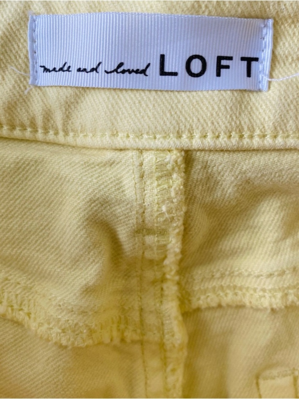 LOFT Frayed Hem Kick Crop Jeans - Picture 4 of 6